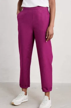Trousers & Shorts<Seasalt Cornwall Westlin Straight Leg Suit Trousers Cassis