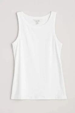 Tops<Seasalt Cornwall Wild Plain Organic Cotton Racerback Vest (Gots) Salt