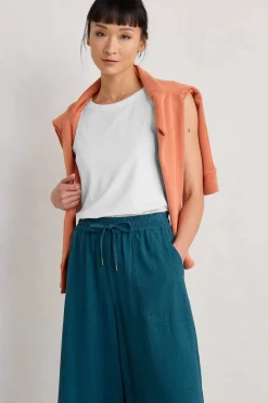 Tops<Seasalt Cornwall Wild Plain Organic Cotton Racerback Vest (Gots) Salt