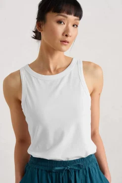 Tops<Seasalt Cornwall Wild Plain Organic Cotton Racerback Vest (Gots) Salt