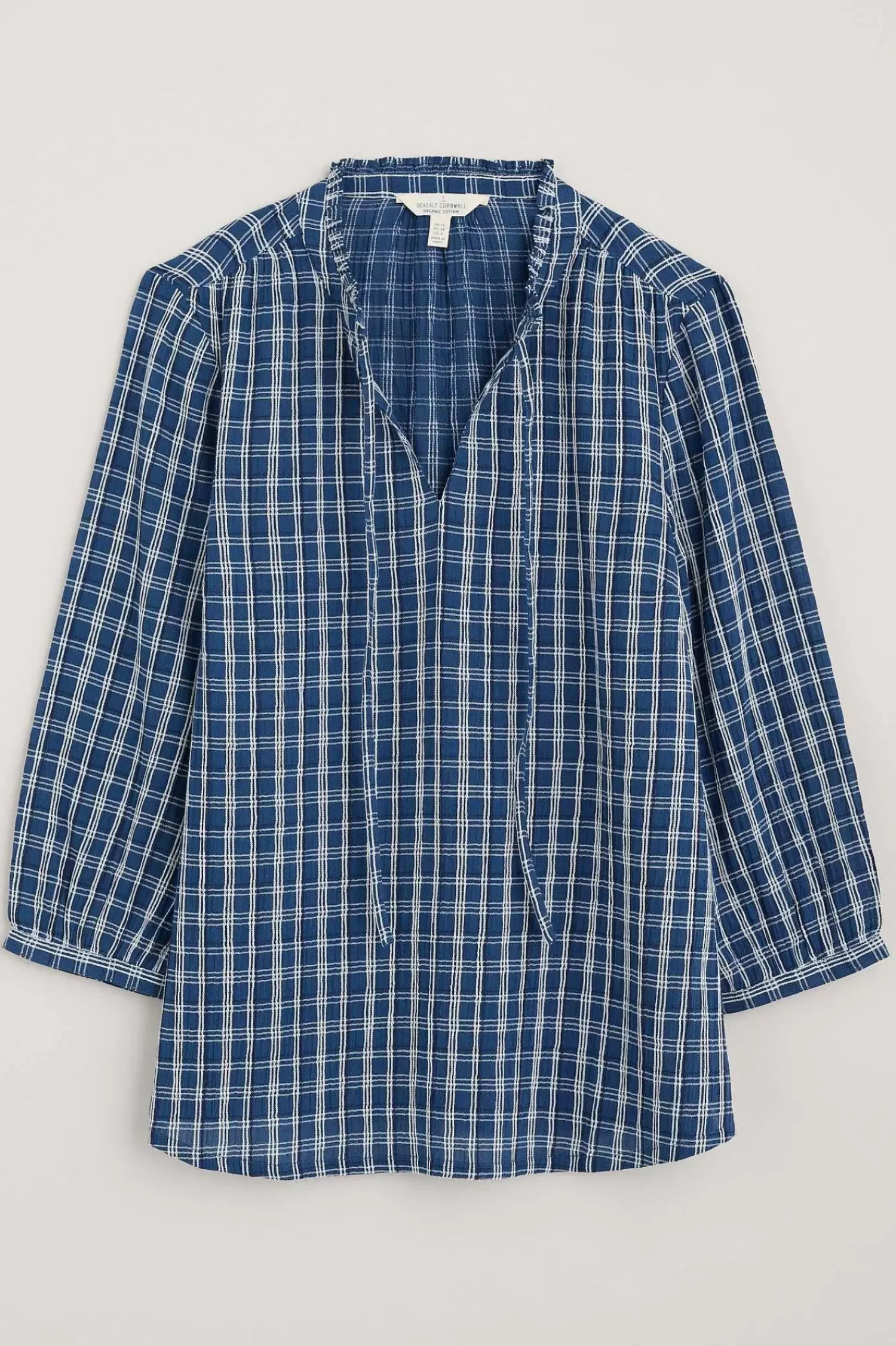 Tops<Seasalt Cornwall Winnard 3/4 Sleeve Top (Gots) Betony Squall