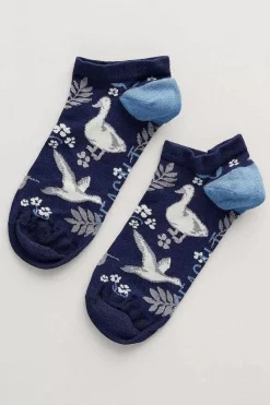 Socks & Tights<Seasalt Cornwall Women's Arty Trainer Socks Reed Whistle Aran