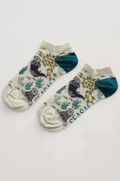 Socks & Tights<Seasalt Cornwall Women's Arty Trainer Socks Reed Whistle Aran