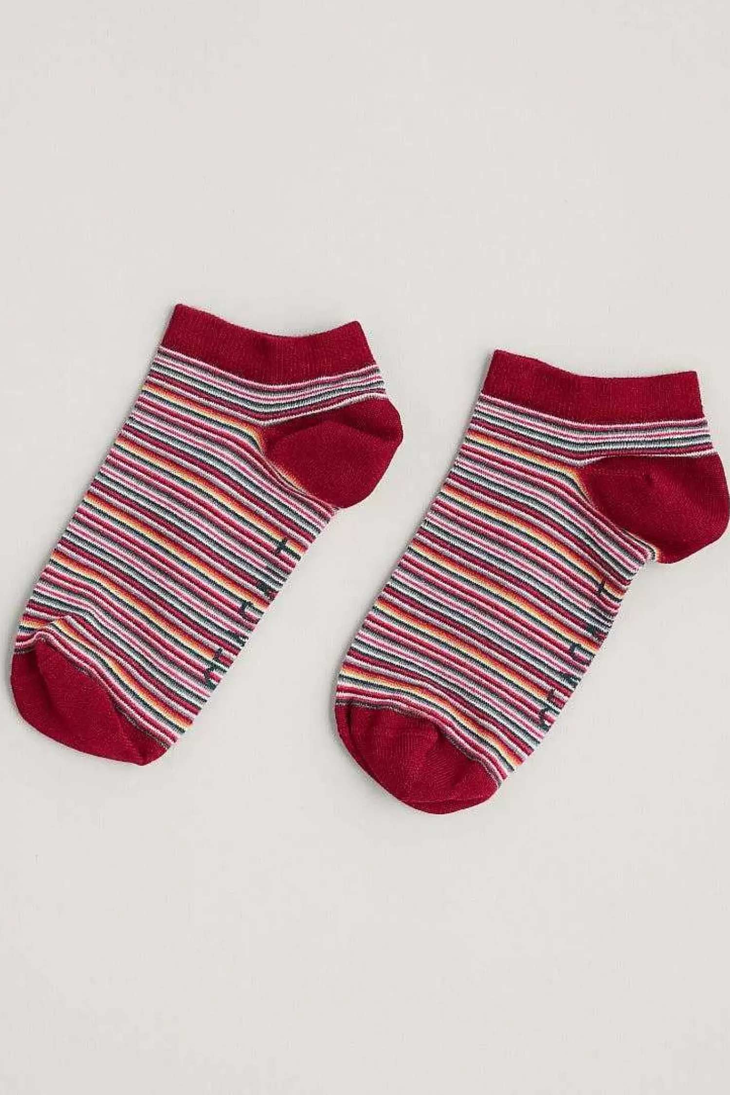 Socks & Tights<Seasalt Cornwall Women's Everyday Trainer Socks Spot Stripe Dusk