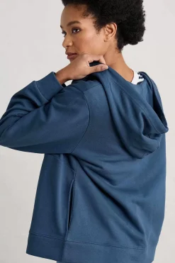 Tops<Seasalt Cornwall Wych Elm Zip Up Hoodie Squall